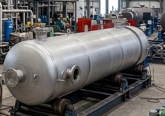hydro test pump for pressure vessel